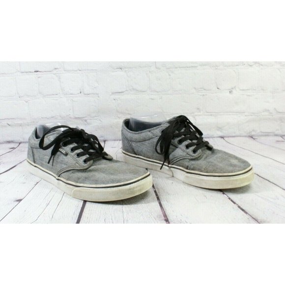 Vans Classics Gray Heather Canvas Laces Old Skool Gummy Sneakers Size US 11 - Picture 3 of 9